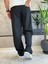 Erkek Baggy Kalıp Kumaş Pantolon Siyah ECA002 4
