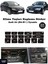 Audi A4 B6 - B7 Uyumlu Klima Tuş Sticker | Yıpranmış Tuşlar Için Etiket Seti 1