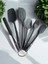 Isıya Dayanıklı Silikon Kevgir Kepçe Spatula Kaşık Seti (30-28-22-20 Cm) 13 Parça 4