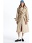 Xsıde Ceket Yaka Oversize Kadın Trençkot (W5) 1