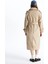 Xsıde Ceket Yaka Oversize Kadın Trençkot (W5) 5