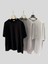 Kadın/erkek Unisex Oversize 3'lü T-Shirt 1