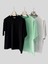 Kadın/erkek Unisex Oversize 3'lü T-Shirt 1