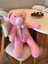 Papyonlu Pembe Dev Büyük Peluş Ayıcık 80CM Sevgililer Günü Özel Ayıcık, Hediyelik Ayı 1