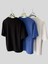 Kadın/erkek Unisex Oversize 3'lü T-Shirt 2