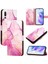 Huawei P20 Pro Pu Deri Cüzdan Mermer Desen Kickstand Için Kılıf (Yurt Dışından) 1
