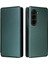 Samsung Galaxy Z Için Flip Case Kart Tutucu Kickstand Fiber ile 6 5g Kat (Yurt Dışından) 2