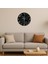 Modern Dekoratif Sessiz Akar Duvar Saati - Temperli Cam 37 cm HS003 1