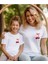 Aile Kombin Tişört- Anne Kız Kiraz Baskılı Bisiklet Yaka Tişört/t-Shirt (Tek Adet Fiyatıdır.) 1