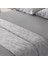 Anna Delux Çift Kişilik Çok Amaçlı Yatak Örtüsü Seti Gri Pamuk Nevresim Takımı Günlük 220X240 4