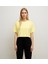 Kadın Sarı Kısa Kollu Oversize T-SHIRT-D814 1