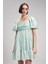Balon Kollu Mini Elbise Mint 12443443000 1