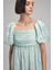 Balon Kollu Mini Elbise Mint 12443443000 2