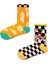 2'li Papatya Renkli Çorap Set 1