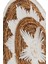 Bohem Hasır Yuvarlak Duvar Dekoru Bambu ve Makrome İle Yapılan Duvar Süsü 50 cm x 50 cm 3