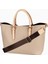 Ella Shopper M Bag-In-Bag Özellikli Şık ve Fonksiyonel Bej Kadın El Çantası 2