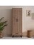 Dolap, Blesk 2 Kapaklı Çekmeceli Raflı Ceviz Dolap Gardırop 6