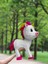 Yavru Unicorn 3D Kağıt Maket | Kız Çocuk Odası Duvar Süsü | Eğitici Kendin Yap Aktivite 1