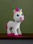 Yavru Unicorn 3D Kağıt Maket | Kız Çocuk Odası Duvar Süsü | Eğitici Kendin Yap Aktivite 6