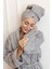 Bukle Bornoz, Şal Yaka Bornoz ,%100 Pamuklu , Unisex Bornoz , Sauna Otel Spa Bornozu 2