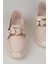 Krem Fiyonk Detaylı Kadın Loafer Ayakkabı 4