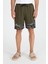 Erkek Haki Paça Geniş Garni Şort 3