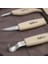 Wood Ahşap Kaşık Kuksa Oyma Bıçağı Seti 5 Parça Bez Çantalı 3