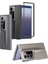 Samsung Galaxy Z Fold 7 Kılıf Kamera Korumalı Arkası Dalgalı Lens Çevresi Parlak Sert Procase 3