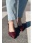 Donita Rugan Toka Detaylı Stiletto Bordo 1
