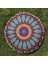 Mandala 2 - Yıkanabilir Kılıflı Yer Minderi – Çift Taraflı Ponponlu - Koltuk Yastığı, Meditasyon Yastığı, Oturma Odası Veya Balkon 2