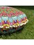 Mandala 4 - Yıkanabilir Kılıflı Yer Minderi – Çift Taraflı Ponponlu - Koltuk Yastığı, Meditasyon Yastığı, Oturma Odası Veya Balkon 1