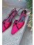 Ozeras Saten Bordo Kısa Topuklu Stiletto 1