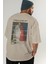 Osman Hamdi Bey Arka Baskılı Oversize T-Shirt Erkek Kadın Bisiklet Yaka Pamuk Tişort 7