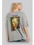 Van Gogh Self Portrait Arka Baskılı Oversize T-Shirt Erkek Kadın Bisiklet Yaka Pamuk Tişort 3