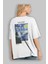 Van Gogh The Starry Night Arka Baskılı Oversize T-Shirt Erkek Kadın Bisiklet Yaka Pamuk Tişort 3