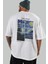 Van Gogh The Starry Night Arka Baskılı Oversize T-Shirt Erkek Kadın Bisiklet Yaka Pamuk Tişort 5