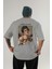 Caravaggio Boy Arka Baskılı Oversize T-Shirt Erkek Kadın Bisiklet Yaka Pamuk Tişort 1