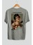 Caravaggio Boy Arka Baskılı Oversize T-Shirt Erkek Kadın Bisiklet Yaka Pamuk Tişort 2