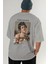 Caravaggio Boy Arka Baskılı Oversize T-Shirt Erkek Kadın Bisiklet Yaka Pamuk Tişort 6