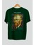 Van Gogh Self Portrait Arka Baskılı Oversize T-Shirt Erkek Kadın Bisiklet Yaka Pamuk Tişort 2