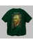 Van Gogh Self Portrait Arka Baskılı Oversize T-Shirt Erkek Kadın Bisiklet Yaka Pamuk Tişort 3