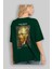 Van Gogh Self Portrait Arka Baskılı Oversize T-Shirt Erkek Kadın Bisiklet Yaka Pamuk Tişort 4