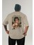 Caravaggio Boy Arka Baskılı Oversize T-Shirt Erkek Kadın Bisiklet Yaka Pamuk Tişort 1