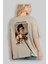 Caravaggio Boy Arka Baskılı Oversize T-Shirt Erkek Kadın Bisiklet Yaka Pamuk Tişort 3