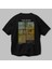 Van Gogh Arka Baskılı Oversize T-Shirt Erkek Kadın Bisiklet Yaka Pamuk Tişort 3