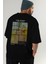 Van Gogh Arka Baskılı Oversize T-Shirt Erkek Kadın Bisiklet Yaka Pamuk Tişort 8
