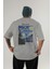Van Gogh The Starry Night Arka Baskılı Oversize T-Shirt Erkek Kadın Bisiklet Yaka Pamuk Tişort 1