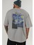 Van Gogh The Starry Night Arka Baskılı Oversize T-Shirt Erkek Kadın Bisiklet Yaka Pamuk Tişort 5
