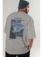 Van Gogh The Starry Night Arka Baskılı Oversize T-Shirt Erkek Kadın Bisiklet Yaka Pamuk Tişort 7