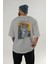 Pablo Picasso Arka Baskılı Oversize T-Shirt Erkek Kadın Bisiklet Yaka Pamuk Tişort 4